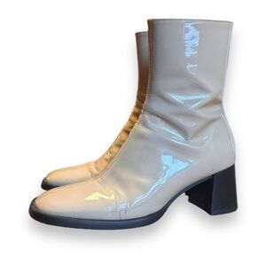 Miista Franny Patent Leather Heeled Boots